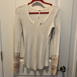 Free people waffle knit